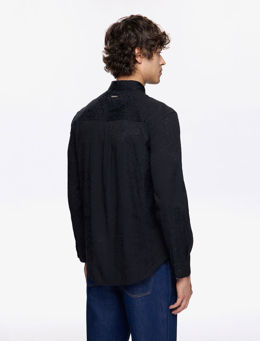 Les Benjamins Classic Unisex Siyah Gömlek Les Benjamins Classic Unisex Siyah Gömlek