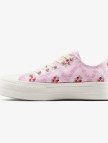 Converse Chuck Taylor All Star Lift Rose Cross Stitch Unisex Pembe Platform Sneaker Converse Chuck Taylor All Star Lift Rose Cross Stitch Unisex Pembe Platform Sneaker