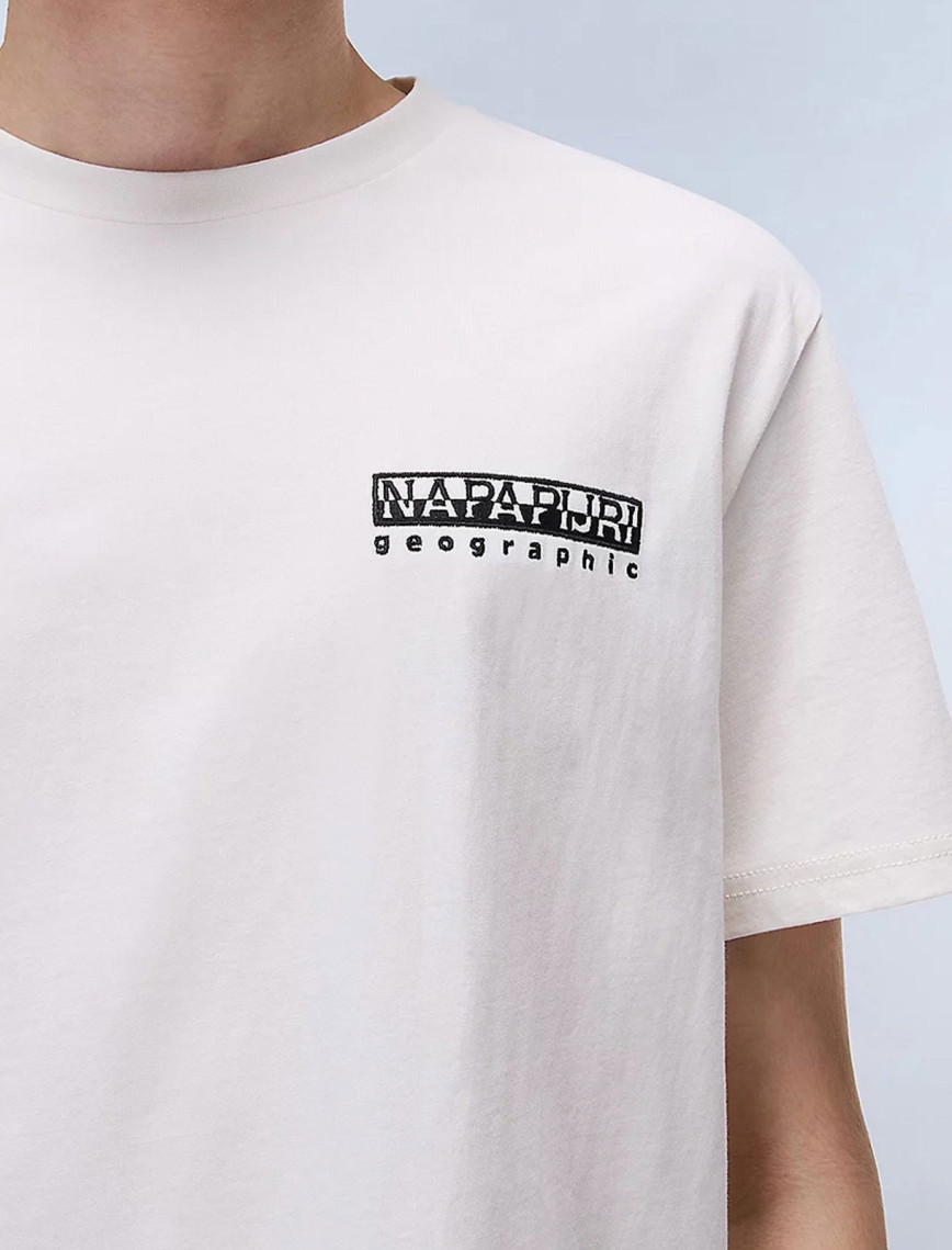 Napapijri  S-Vignoni Back SS Erkek Beyaz T-Shirt