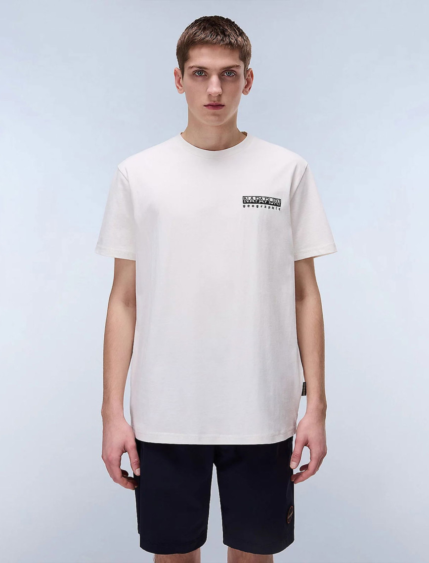 Napapijri  S-Vignoni Back SS Erkek Beyaz T-Shirt