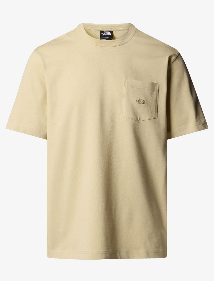 The North Face Dome Relaxed Pocket Erkek Krem Outdoor T-Shirt The North Face Dome Relaxed Pocket Erkek Krem Outdoor T-Shirt