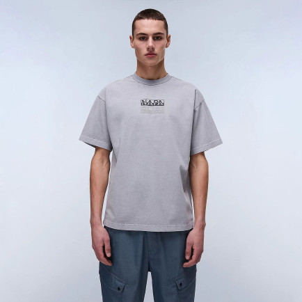 Napapijri S-Cortona SS Sum Erkek Gri T-Shirt Napapijri S-Cortona SS Sum Erkek Gri T-Shirt