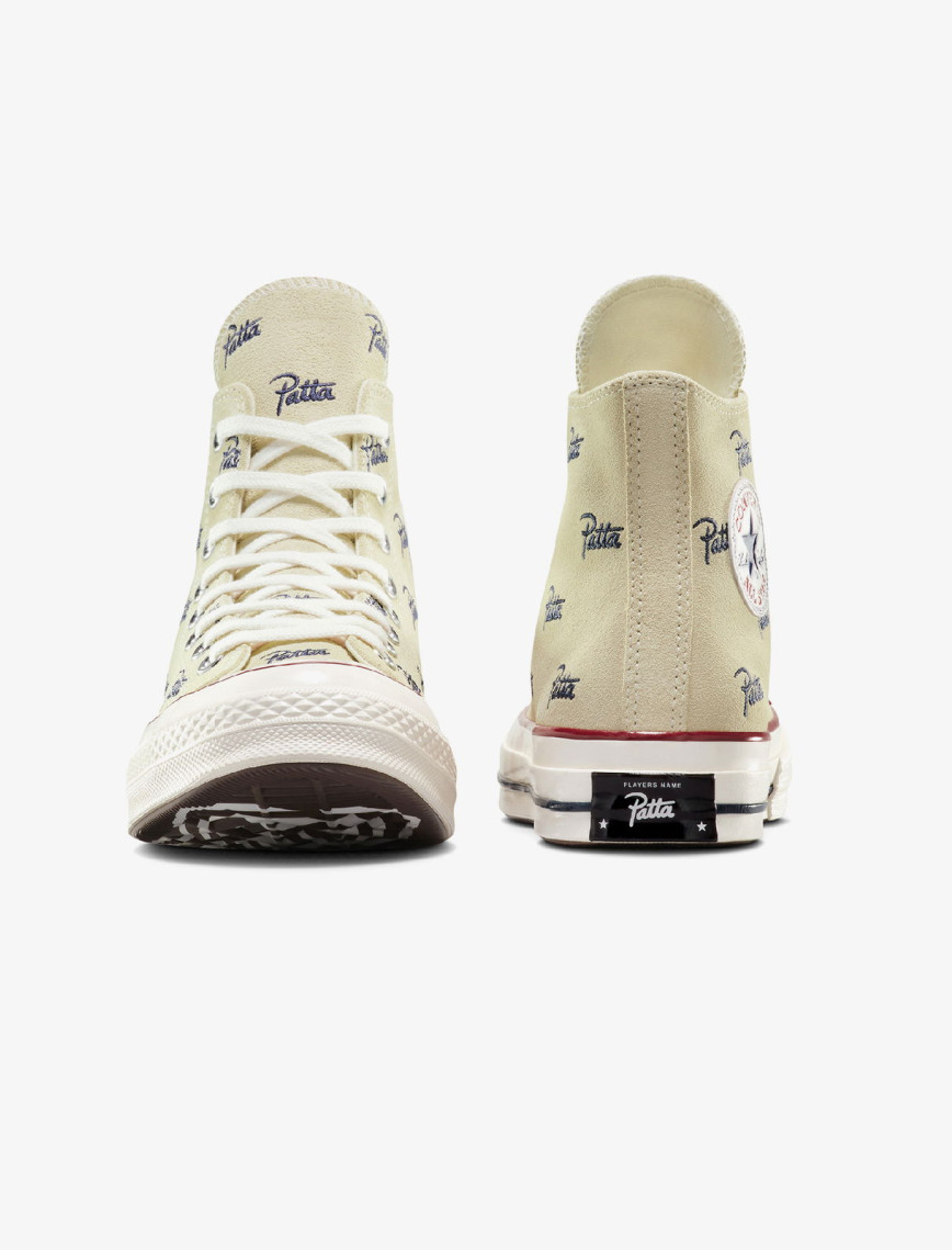 Converse X Patta Chuck 70 Unisex Krem Bilekli Sneaker Converse X Patta Chuck 70 Unisex Krem Bilekli Sneaker