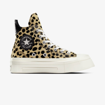 Converse Chuck 70 Leopard Print De Luxe Squared Unisex Siyah Platform Sneaker Converse Chuck 70 Leopard Print De Luxe Squared Unisex Siyah Platform Sneaker