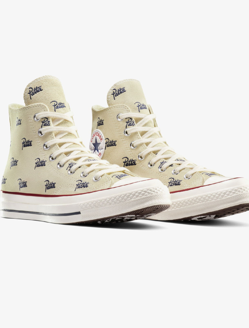 Converse X Patta Chuck 70 Unisex Krem Bilekli Sneaker Converse X Patta Chuck 70 Unisex Krem Bilekli Sneaker