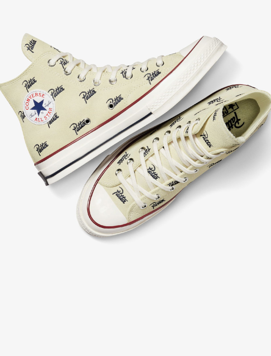 Converse X Patta Chuck 70 Unisex Krem Bilekli Sneaker Converse X Patta Chuck 70 Unisex Krem Bilekli Sneaker