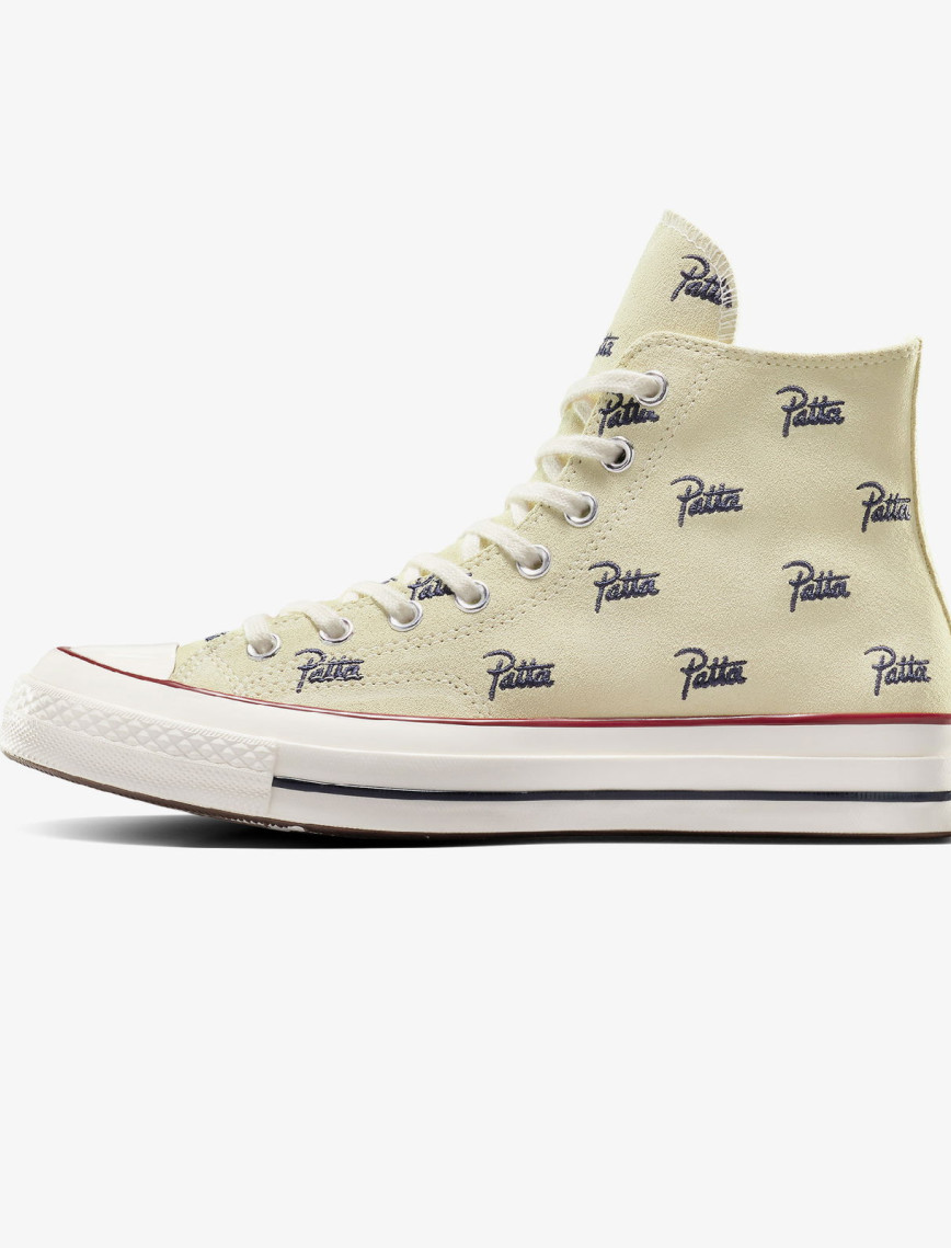 Converse X Patta Chuck 70 Unisex Krem Bilekli Sneaker Converse X Patta Chuck 70 Unisex Krem Bilekli Sneaker