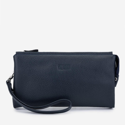 Valmenti Erkek Hakiki Deri Lacivert El Çantası Valmenti Erkek Hakiki Deri Lacivert El Çantası