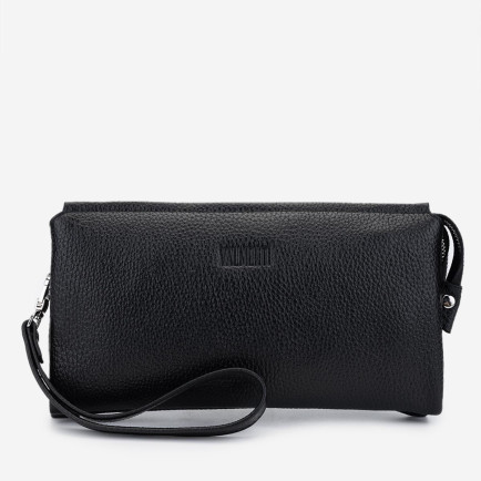 Valmenti Erkek Hakiki Deri Siyah Floter El Çantası Valmenti Erkek Hakiki Deri Siyah Floter El Çantası