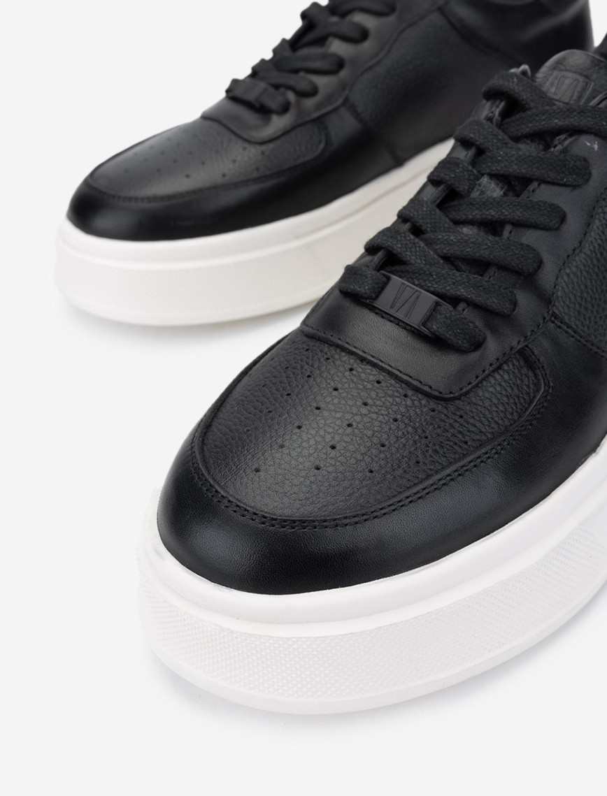 Valmenti Erkek Hakiki Deri Siyah Sneakers & Spor Ayakkabı Valmenti Erkek Hakiki Deri Siyah Sneakers & Spor Ayakkabı