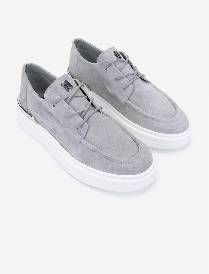 Valmenti Erkek Hakiki Deri Gri Sneakers & Spor Ayakkabı Valmenti Erkek Hakiki Deri Gri Sneakers & Spor Ayakkabı