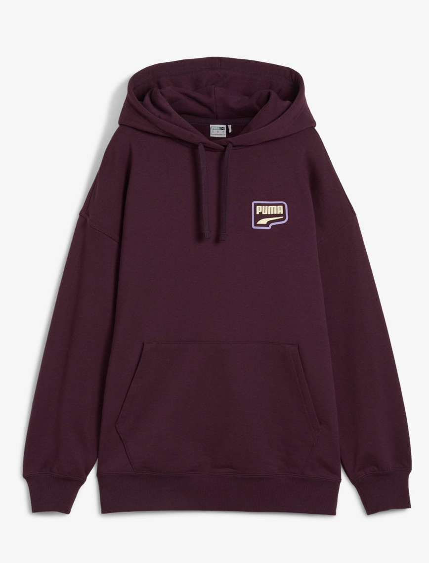 Puma Downtown Oversized Hoodie Kadın Mor Hoodie Puma Downtown Oversized Hoodie Kadın Mor Hoodie