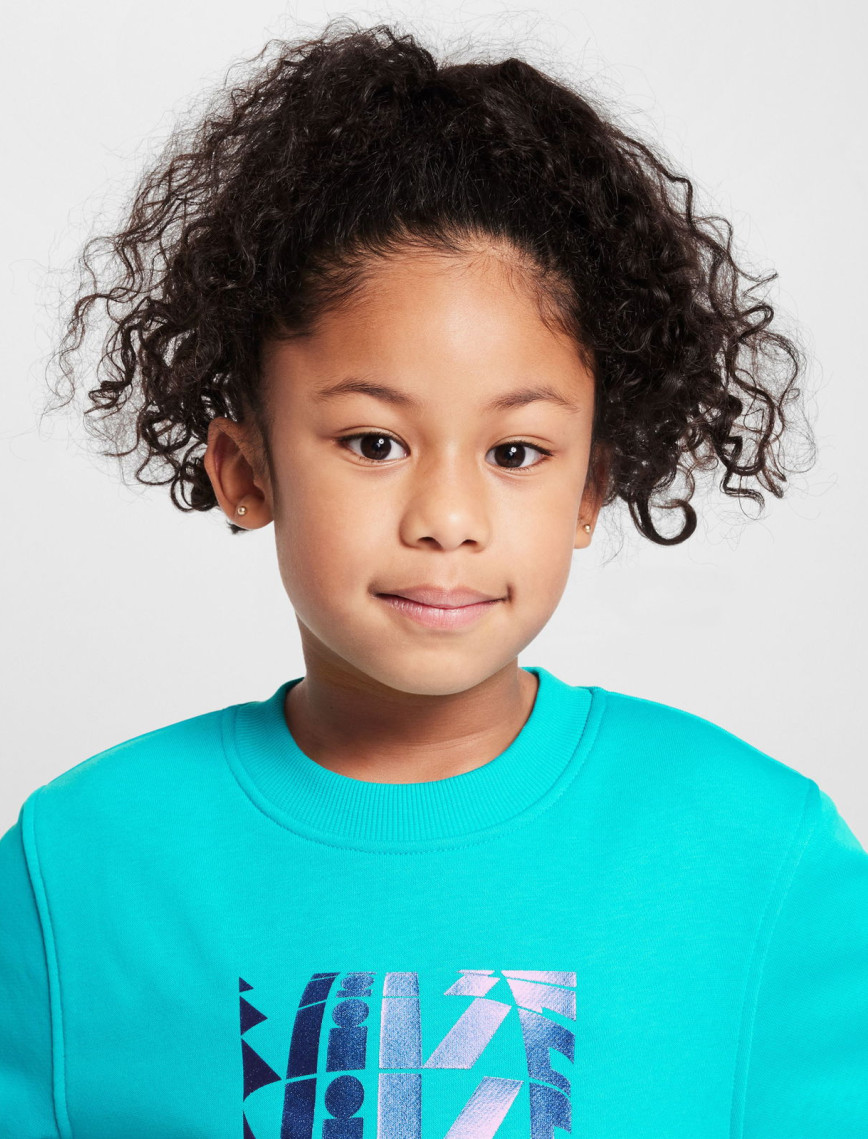 Nike Sportswear Club Crew Çocuk Yeşil Hoodie