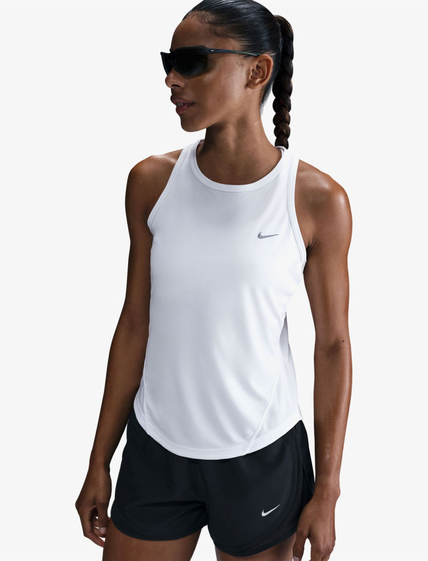 Nike Tempo Dri-Fit Kadın Beyaz Kolsuz T-Shirt