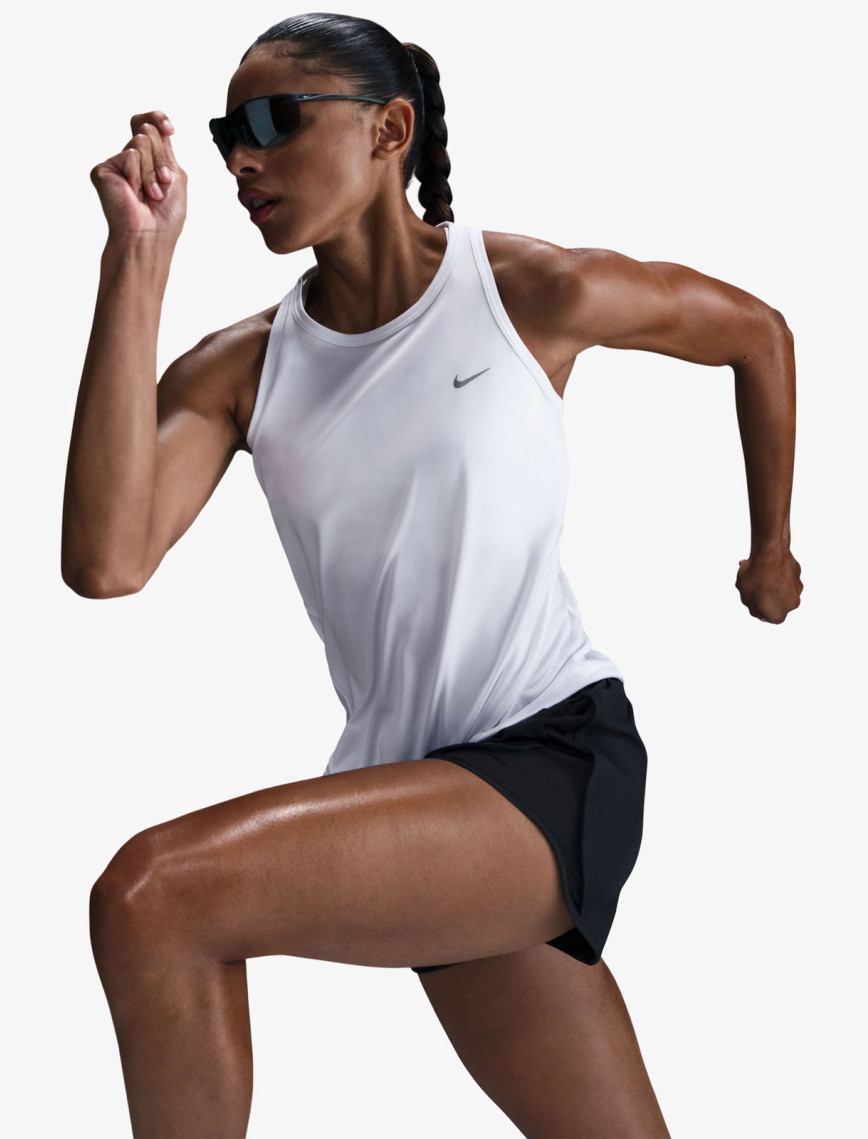 Nike Tempo Dri-Fit Kadın Beyaz Kolsuz T-Shirt