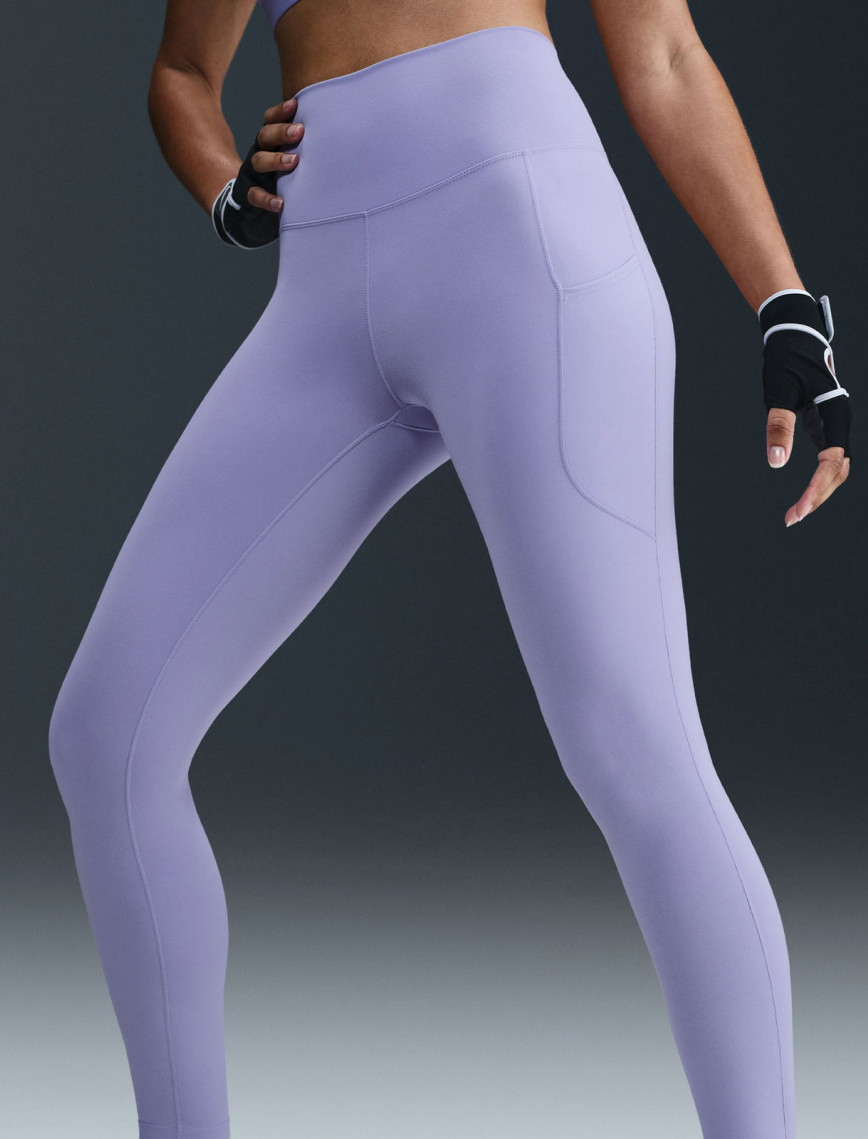 Nike One Dri-Fit 7/8 Kadın Mor Tayt Nike One Dri-Fit 7/8 Kadın Mor Tayt