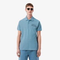 Lacoste L.12.12 Classic Fit Erkek Mavi Polo Lacoste L.12.12 Classic Fit Erkek Mavi Polo