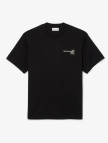 Lacoste Print Motif Erkek Siyah T-Shirt Lacoste Print Motif Erkek Siyah T-Shirt
