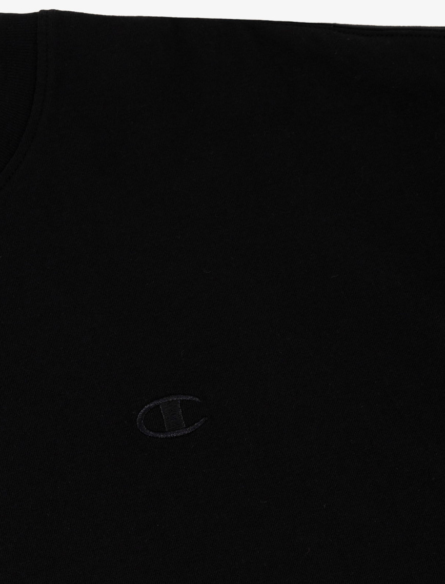 Champion Crewneck SS Kadın Siyah T-Shirt Champion Crewneck SS Kadın Siyah T-Shirt