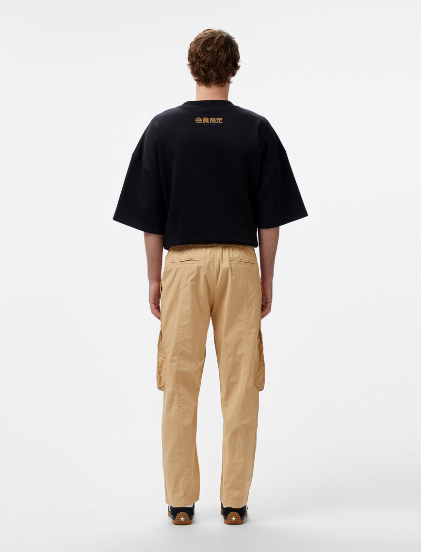 UNITED4 Oversize Erkek Kahverengi Pantolon