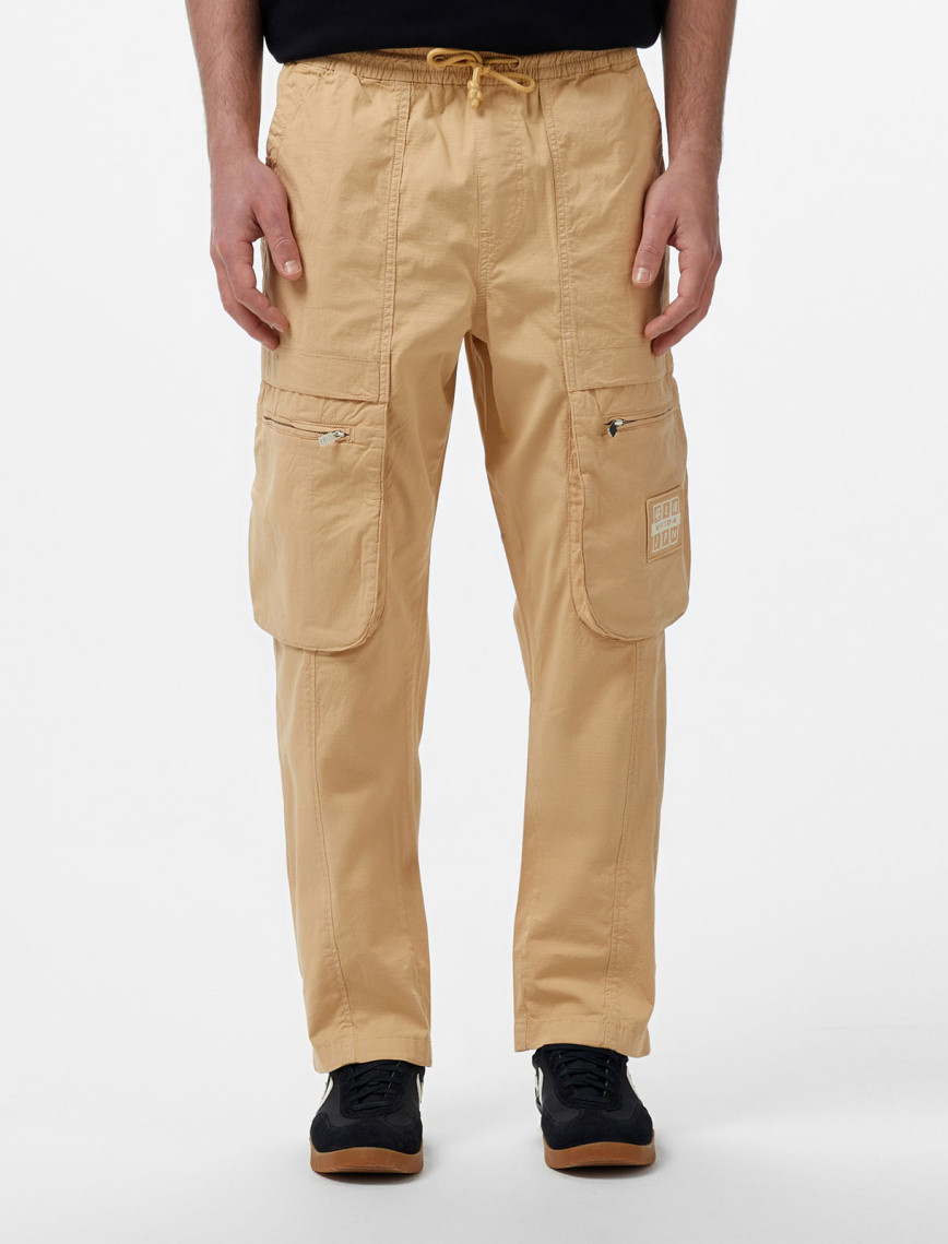 UNITED4 Oversize Erkek Kahverengi Pantolon