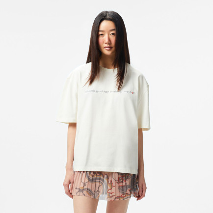 UNITED4 Kadın Bej T-Shirt UNITED4 Kadın Bej T-Shirt