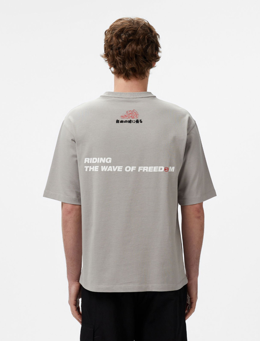 UNITED4 Erkek Gri T-Shirt UNITED4 Erkek Gri T-Shirt