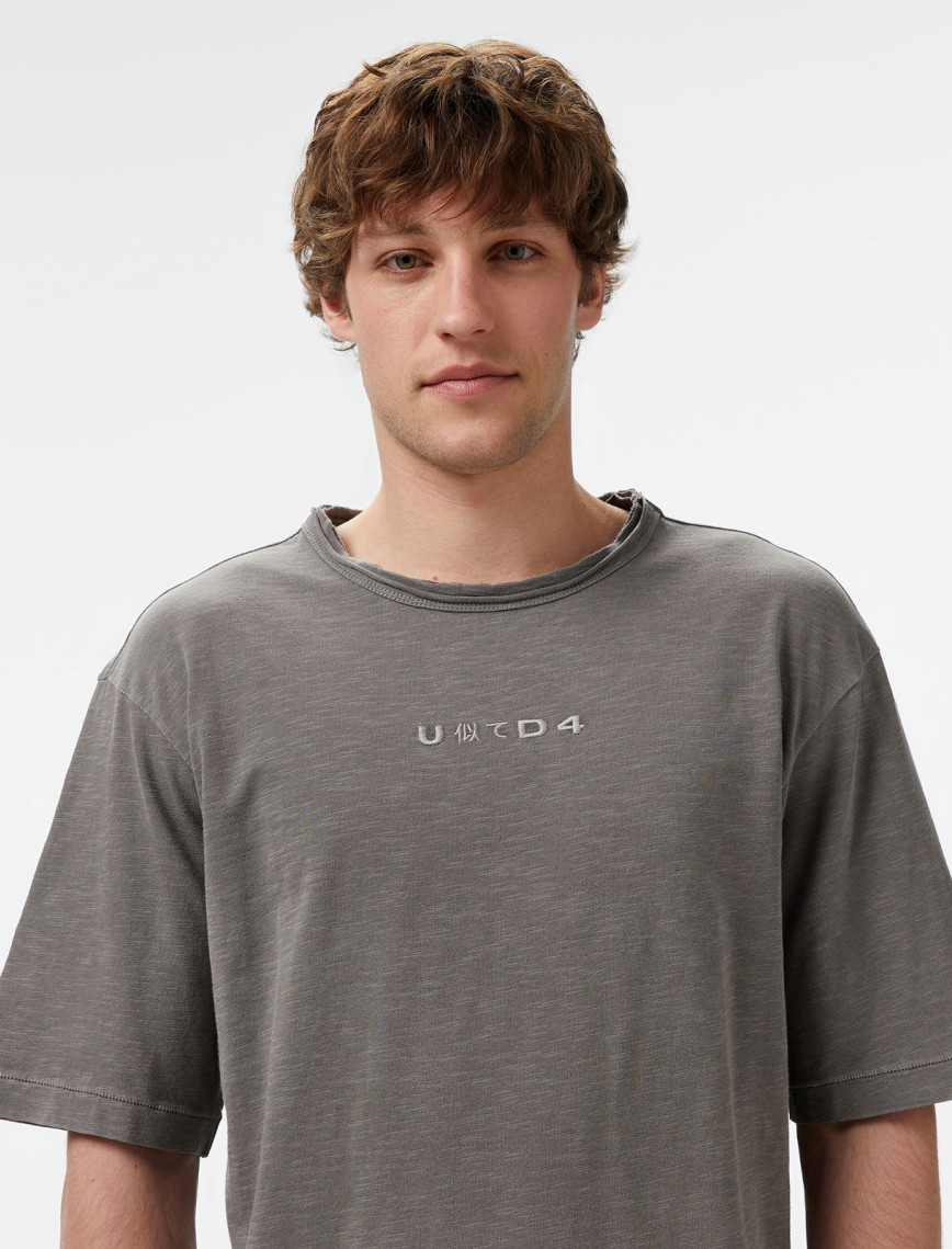 UNITED4 Erkek Gri T-Shirt UNITED4 Erkek Gri T-Shirt