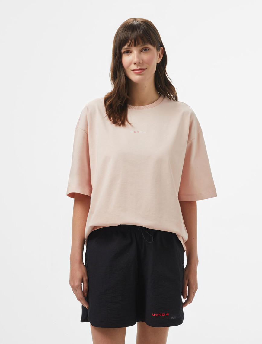 UNITED4 Kadın Krem T-Shirt UNITED4 Kadın Krem T-Shirt