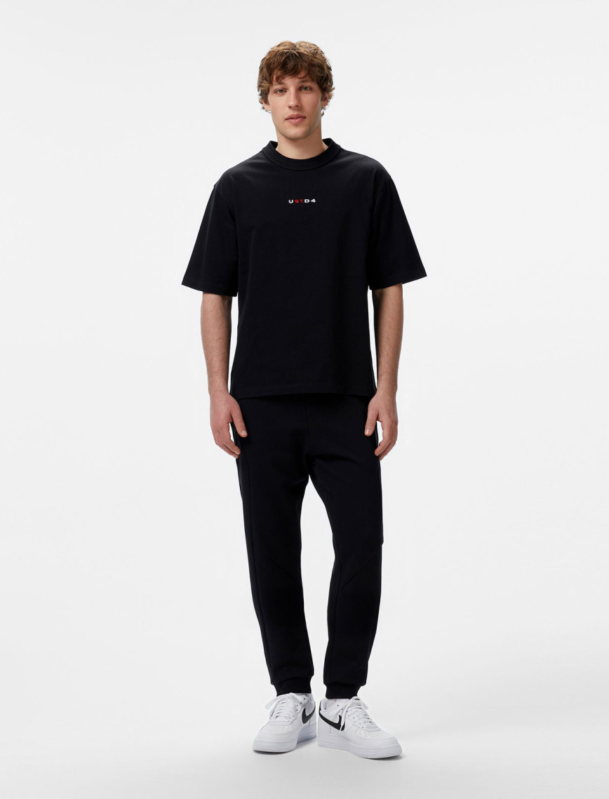 UNITED4 Miyawa Erkek Siyah T-Shirt