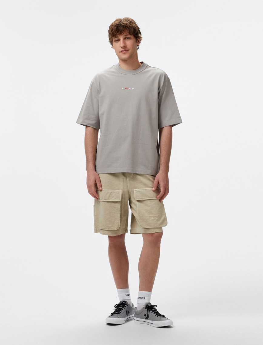 UNITED4 Miyawa Erkek Gri T-Shirt