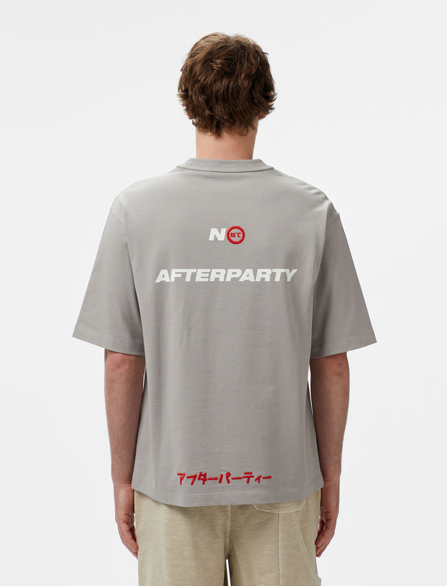 UNITED4 Miyawa Erkek Gri T-Shirt