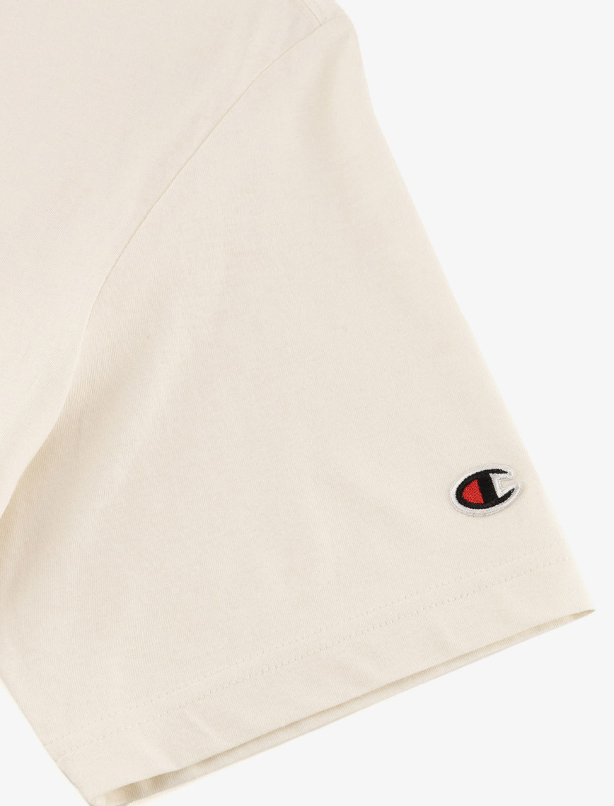 Champion SS Erkek Bej T-Shirt Champion SS Erkek Bej T-Shirt