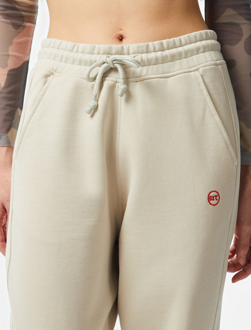 UNITED4 Comfort Flare Kadın Krem Eşofman Altı