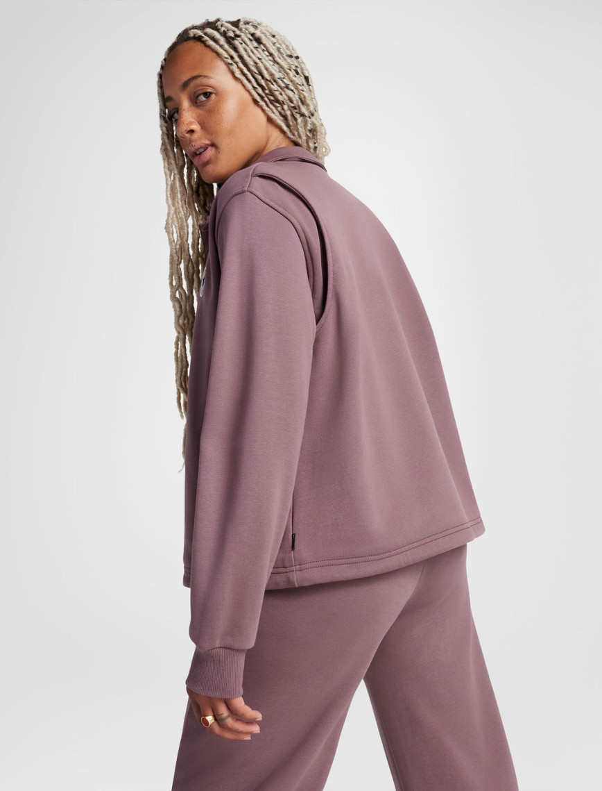 Converse Andover French Terry Kadın Bordo Ceket Converse Andover French Terry Kadın Bordo Ceket