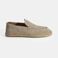 Erkek Bej Slip-On Süet Espadril Erkek Bej Slip-On Süet Espadril
