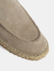 Erkek Bej Slip-On Süet Espadril Erkek Bej Slip-On Süet Espadril