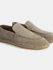 Erkek Bej Slip-On Süet Espadril Erkek Bej Slip-On Süet Espadril