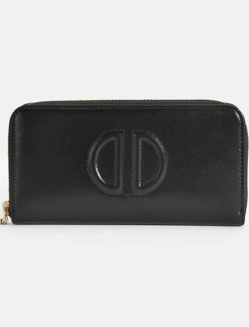 Kadın Siyah Deri Cüzdan Kadın Siyah Deri Cüzdan