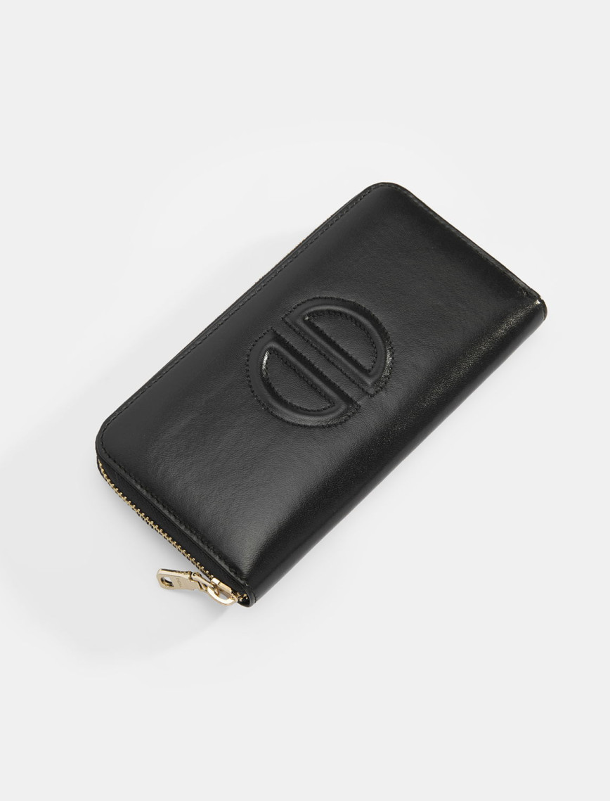 Kadın Siyah Deri Cüzdan Kadın Siyah Deri Cüzdan