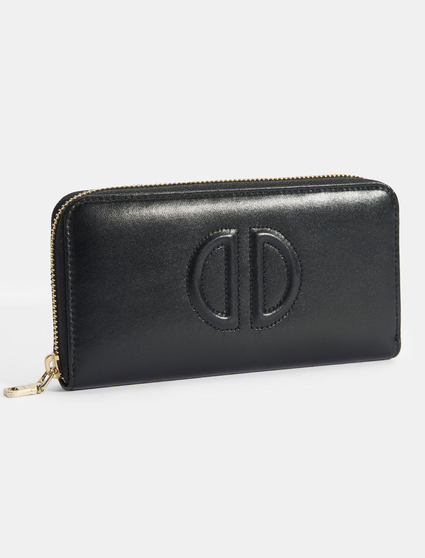 Kadın Siyah Deri Cüzdan Kadın Siyah Deri Cüzdan