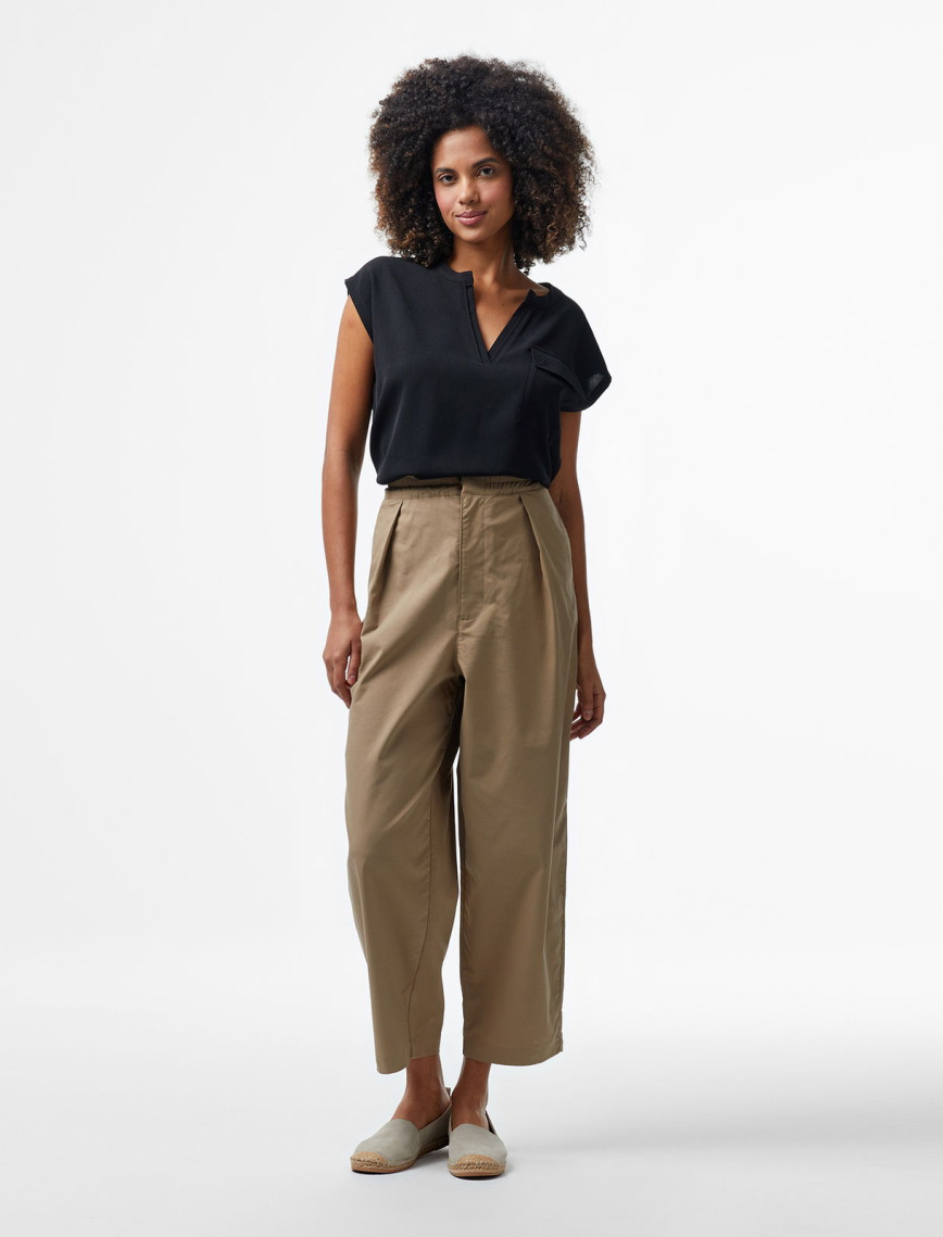 Nautica Kadın Kahverengi Regular Fit Pantolon Nautica Kadın Kahverengi Regular Fit Pantolon