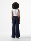 Nautica Kadın Lacivert Regular Fit Keten Karışımlı Pantolon Nautica Kadın Lacivert Regular Fit Keten Karışımlı Pantolon