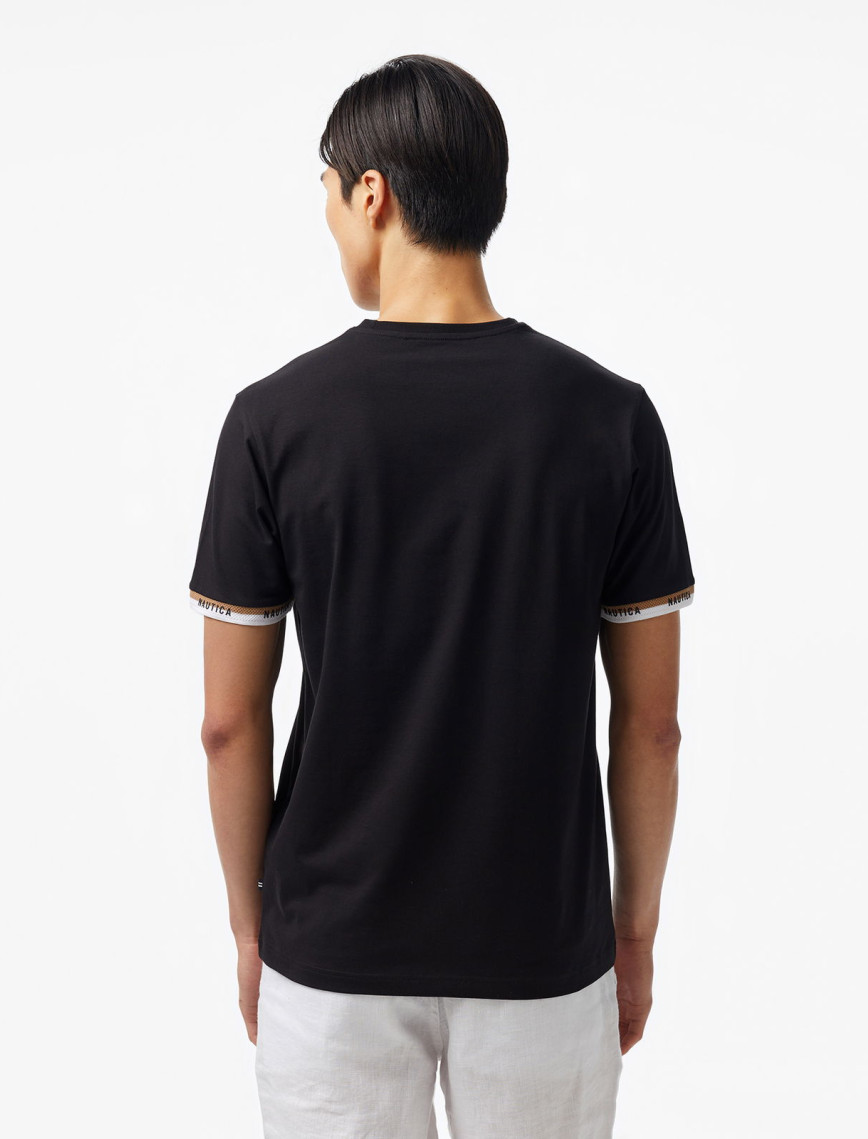 Nautica Erkek Siyah Regular Fit T-Shirt Nautica Erkek Siyah Regular Fit T-Shirt