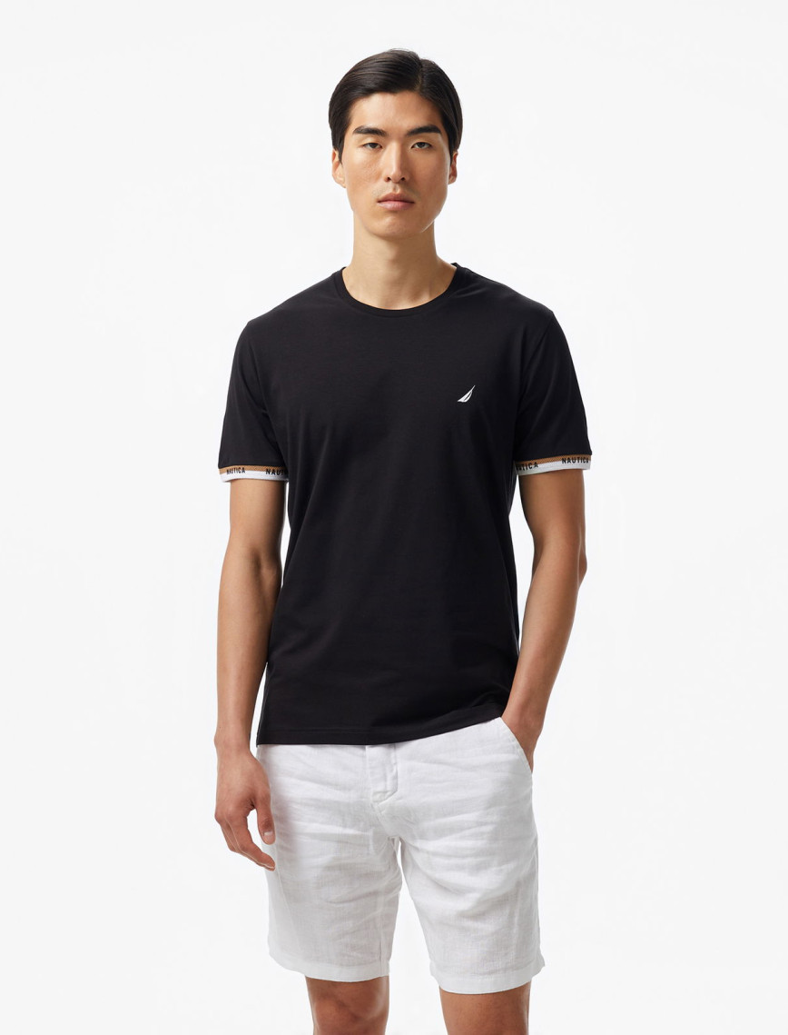 Nautica Erkek Siyah Regular Fit T-Shirt Nautica Erkek Siyah Regular Fit T-Shirt