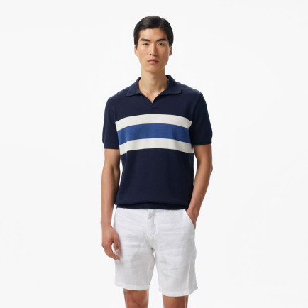 Nautica Erkek Lacivert Classic Fit Çizgili Triko Nautica Erkek Lacivert Classic Fit Çizgili Triko