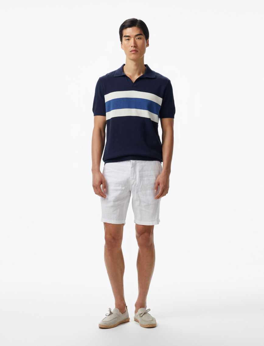 Nautica Erkek Lacivert Classic Fit Çizgili Triko Nautica Erkek Lacivert Classic Fit Çizgili Triko