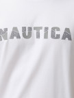 Nautica Erkek Beyaz Regular Fit Baskılı T-Shirt Nautica Erkek Beyaz Regular Fit Baskılı T-Shirt