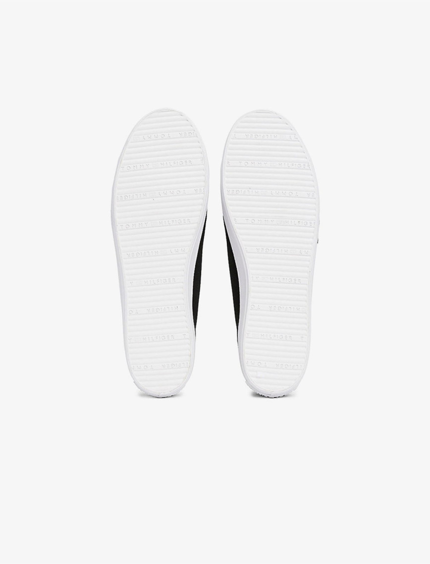 Tommy Hilfiger Vulc Lace Up Kadın Siyah Spor Ayakkabı Tommy Hilfiger Vulc Lace Up Kadın Siyah Spor Ayakkabı