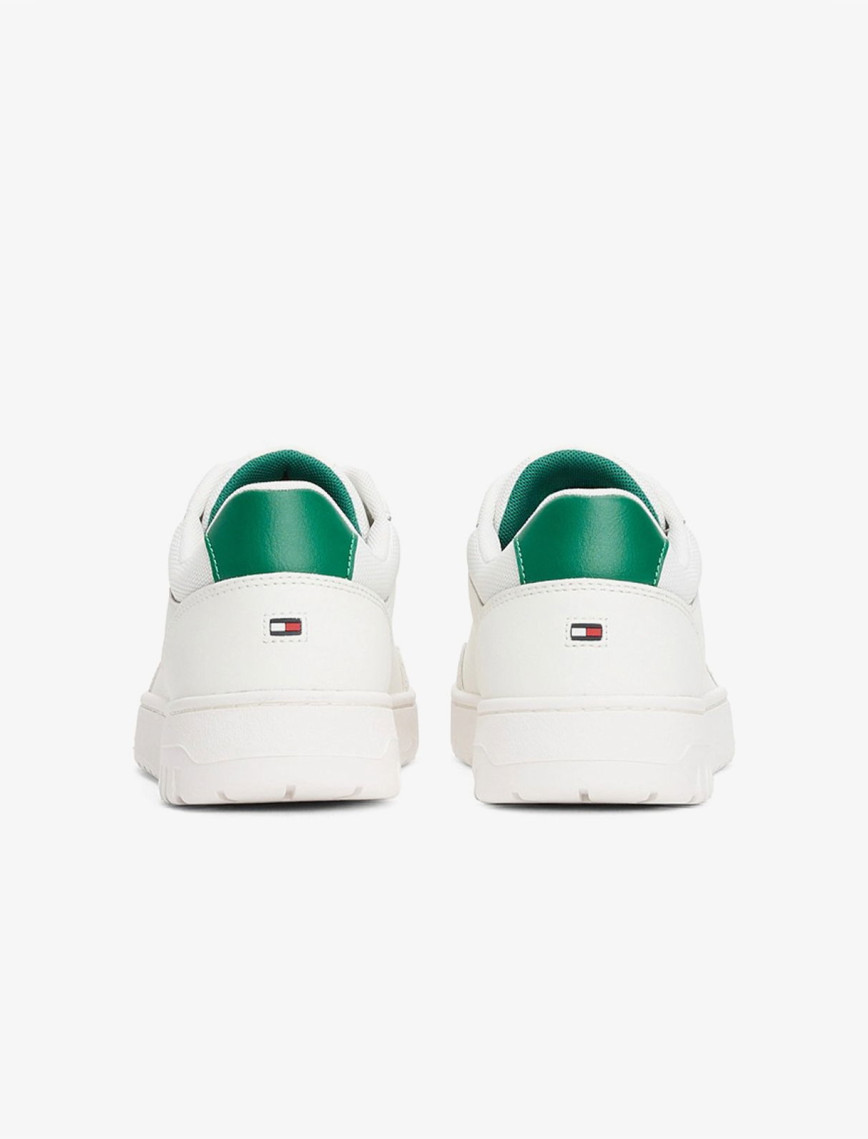 Tommy Hilfiger Low Top Mixture Erkek Beyaz Spor Ayakkabı Tommy Hilfiger Low Top Mixture Erkek Beyaz Spor Ayakkabı